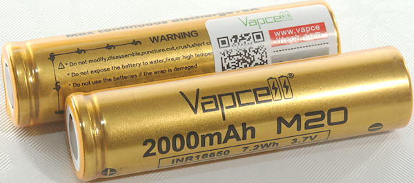 Test Review Of Vapcell Inr Mah M Gold Rechargeable